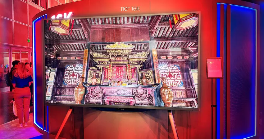 BOE stellt weltweit erstes 16K-Display mit 110" Diagonale vor