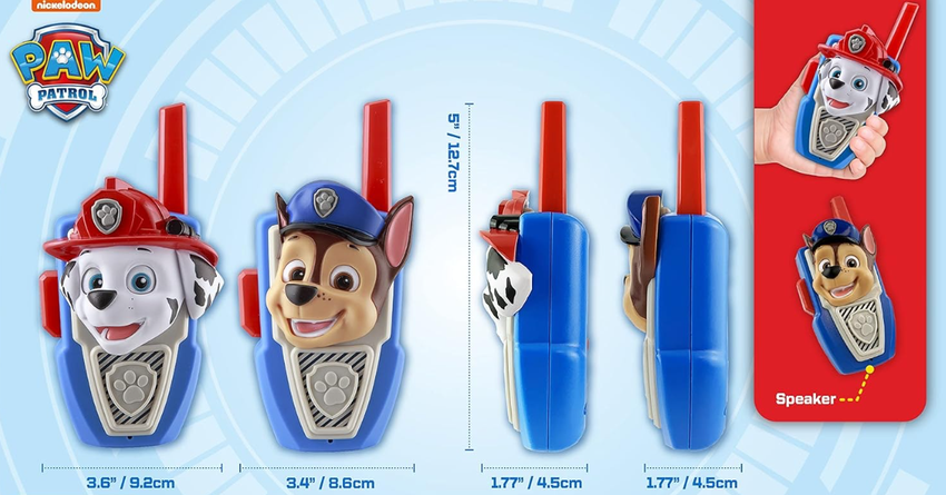 PAW Patrol Walkie Talkies für 3-Jährige