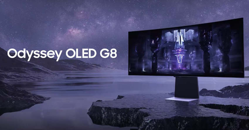 Samsung hat Vorbestellungen für den Odyssey OLED G8 Curved Monitor mit 175 Hz Bildwiederholrate für £1299 eröffnet