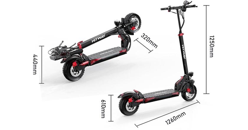 HITWAY H5 bester e-roller für erwachsene