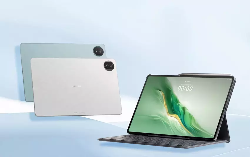 Drei Farben, Dual-Kamera und Unterstützung für Tastaturgehäuse: Honor enthüllt das Aussehen des MagicPad 2 vor der Ankündigung