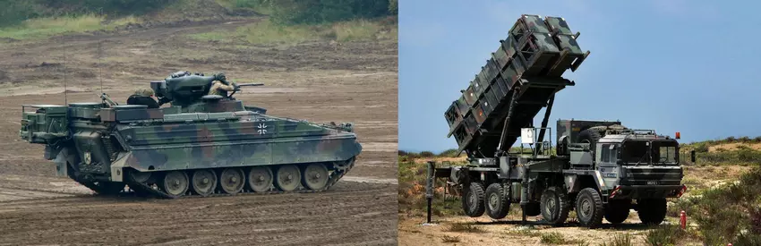 Wann wird Deutschland die Schützenpanzer Marder und das Boden-Luft-Raketensystem Patriot an die Ukraine übergeben?
