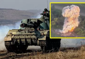 Ukrainische FPV-Drohne zerstört spektakulär die russische ...