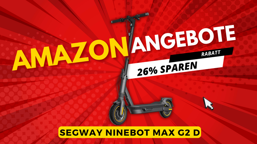 Segway-Ninebot MAX G2 D E-Scooter – Jetzt 235€ sparen und 26% günstiger!