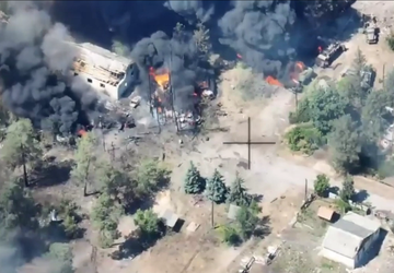 Ukrainische Fallschirmjäger zerstörten drei Uragan MLRS ...