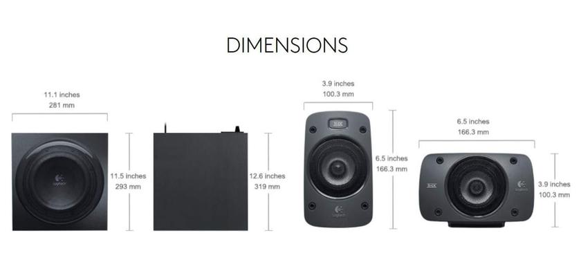 Logitech Z906 Heimkino-Einrichtung