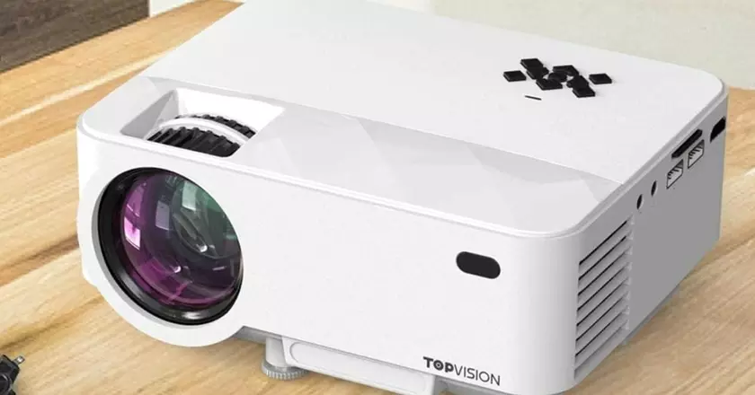 TOPVISION mini beamer iphone