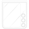 Vorderansicht des Samsung Galaxy Z Flip 7 mit Teleobjektivkamera