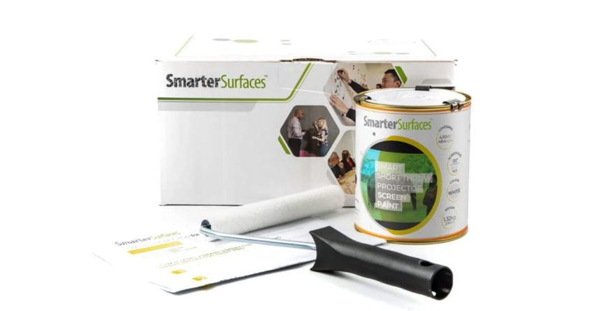 Smarter Surfaces Short Throw Projector Screen Paint  beste farbe für projektorwand