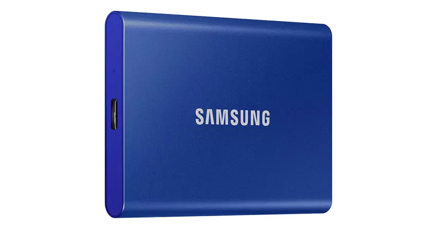 Samsung T7 externe portable SSD mit 2 TB Speicherplatz jetzt zum Sonderpreis: schnelle Datenübertragung für nur 112,99 €
