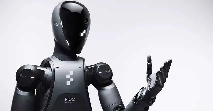 BMW hat einen Robotermechaniker gezeigt, der in einer realen Produktionsanlage Metallteile geschickt verlädt