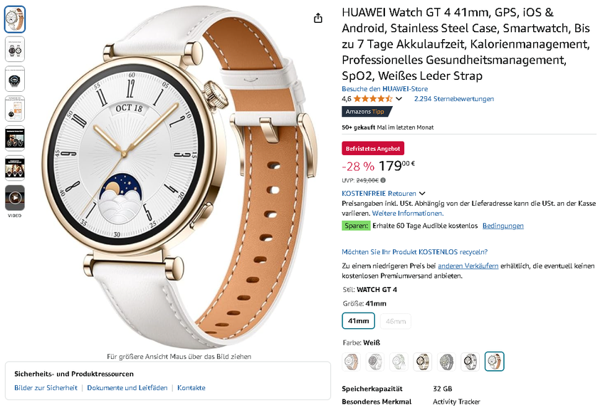 HUAWEI Watch GT 4 Screenshot