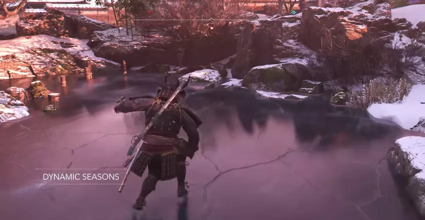 Im Winter frieren die Gewässer zu und werden zu Straßen