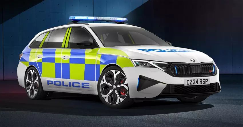 Škoda Octavia vRS bereit für Polizeiflotten