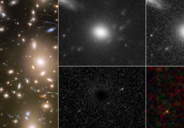 Hubble hat eine Supernova-Explosion fotografiert, die ...