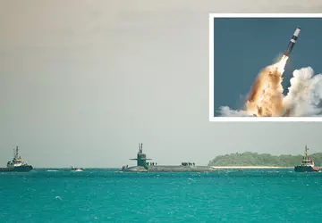 Die USA haben das Atom-U-Boot USS ...