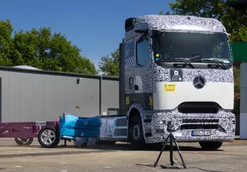 Die Mercedes-Benz eActros 600 Batterie hielt ...