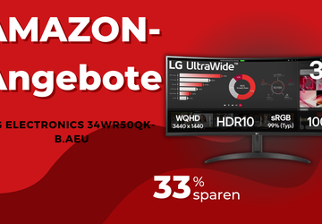LG UltraWide Monitor 34WR50QK mit 107€ ...