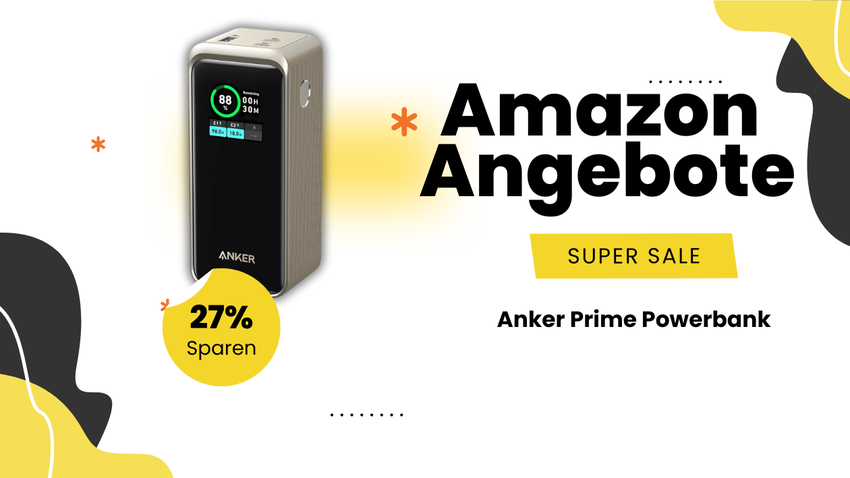 Anker Prime 20000mAh Powerbank – Spare jetzt 30€!