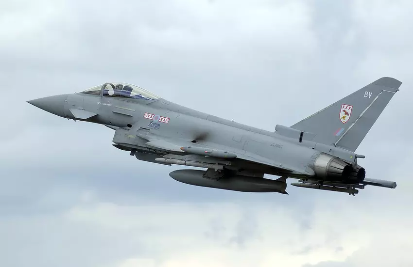 Eurofighter Typhoon. Illustration aus Wikipedia