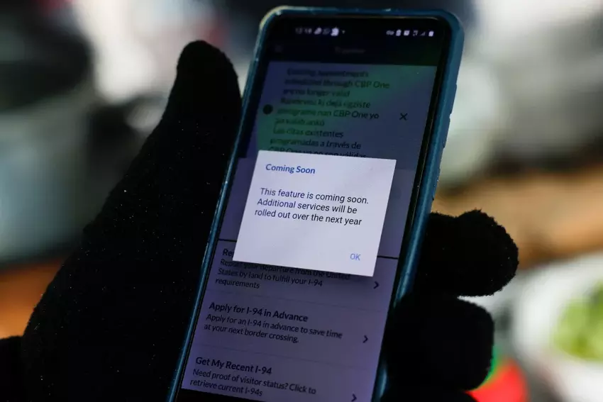 CBP One App. Illustration: Reuters