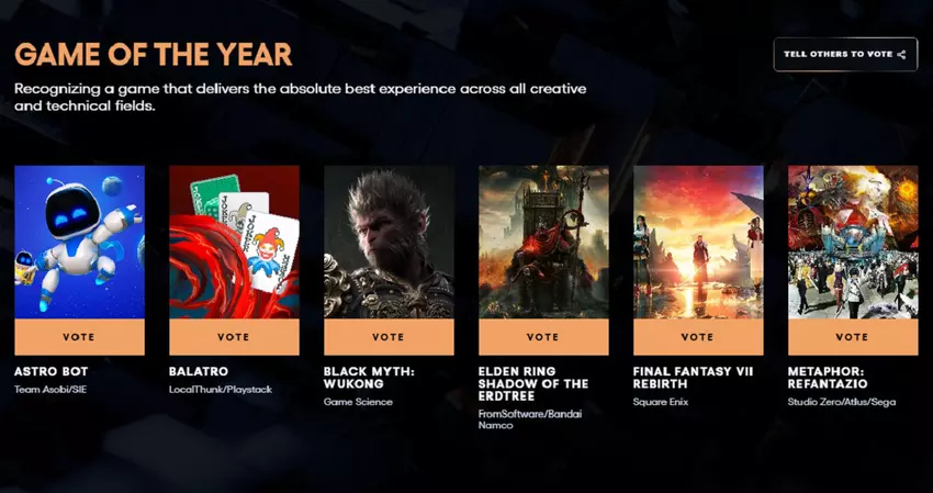 Die Verkaufszahlen von Final Fantasy VII Rebirth, Metapahor: ReFantazio und andere Anwärter auf den Titel "Spiel des Jahres" bei The Game Awards sind deutlich gestiegen