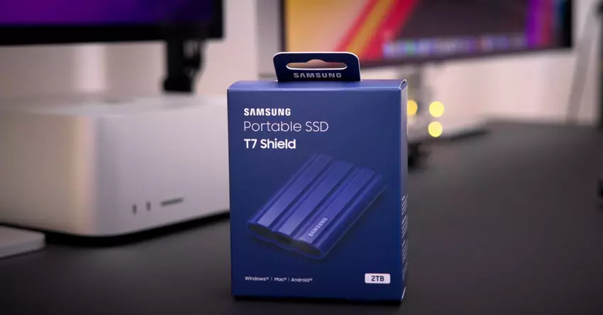 Samsung bringt neue robuste T7 Shield Portable SSD mit IP65 Staub- und Wasserschutz auf den Markt