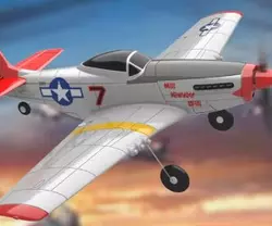 s-idee® Volantex RC Mustang P51 FLUGZEUG