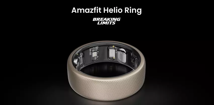 Amazfit Helio Ring: ein intelligenter Ring aus einer Titanlegierung, der Herzfrequenz und SpO2 messen kann