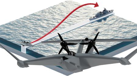 Die türkische Solid AERO hat Talay vorgestellt, ein UAV, das 3 m über dem Wasser fliegt, bis zu 30 kg Fracht trägt und Küstenradar vermeidet