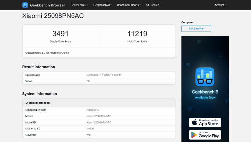 Neue Xiaomi 17 Pro Ergebnisse in Geekbench - die Situation hat sich erheblich verändert