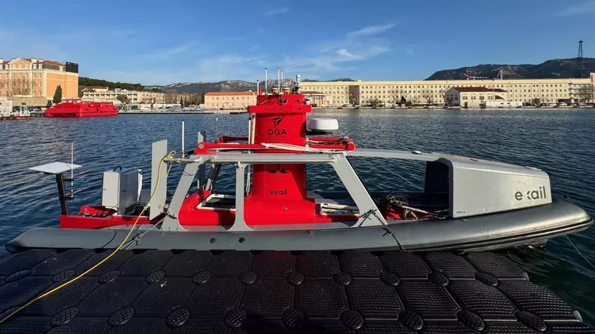 DriX H8 ist eine von Exail entwickelte Oberflächendrohne
