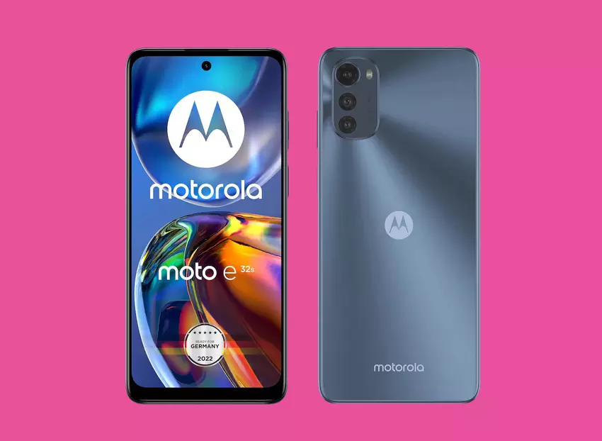 Moto E32S auf Amazon: 90Hz-Bildschirm, MediaTek Helio G37-Chip und 5000mAh-Akku für 99 € (40 € Rabatt)