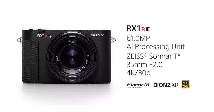 Sony hat die RX1R III Kompaktkamera vorgestellt - ein professionelles Werkzeug in Ihrer Tasche für 5100 $