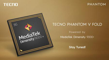 Tecno stellt auf dem MWC 2023 das Phantom V Fold Smartphone mit MediaTek Dimensity 9000+ Prozessor vor