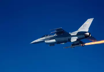 US-Kampfflugzeuge vom Typ F-16 Fighting Falcon ...