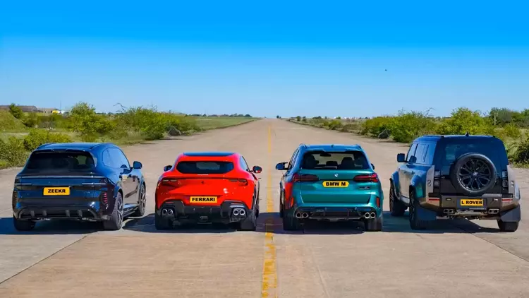 Zeekr 8X schlägt Ferrari im Viertelmeile-Test ...