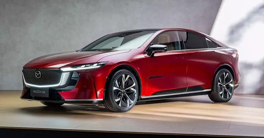 Elektroauto Mazda6e mit einer Reichweite von bis zu 552 Kilometern: Der neue Fünftürer wurde auf dem Brüsseler Autosalon vorgestellt