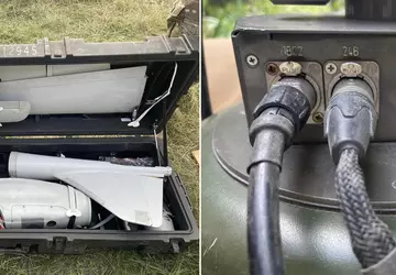 Die AFU beschlagnahmte die Orlan-10-Drohne mitsamt ...