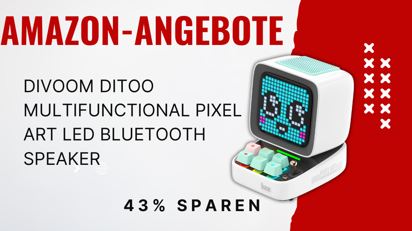 Divoom Ditoo Pixel Art Speaker – Jetzt 43€ günstiger!
