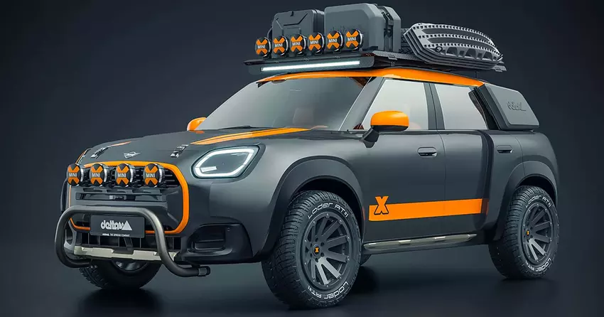 delta4x4 und X-raid enthüllen Mini Countryman mit Rallye-Tuning im Dakar-Stil