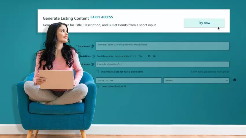 Amazon hat ein KI-Tool für Verkäufer vorgestellt, das automatisch eine Produktkarte auf der Grundlage einer kurzen Beschreibung ausfüllt