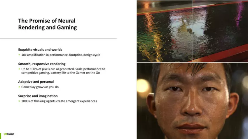 Illustration von Nvidia Neural Rendering