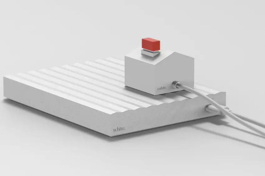 Dieses verschneite Hüttenset ist eigentlich eine getarnte USB-Speicherlösung