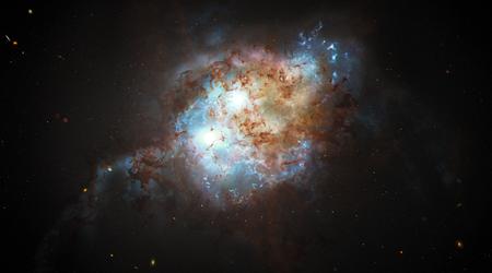 Hubble bestätigt ersten binären Quasar zu Beginn des Universums