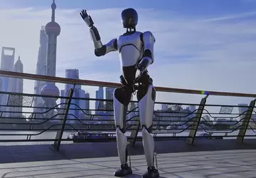 Der humanoide Roboter AgiBot A2 hat ...