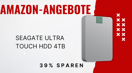 Seagate Ultra Touch 4TB Externe Festplatte – Jetzt 72€ Rabatt!