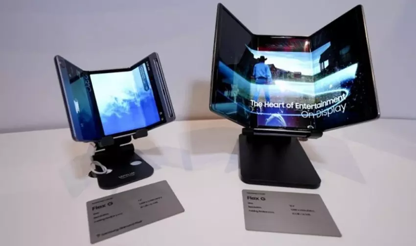 Das Konzept eines Triple-Smartphones