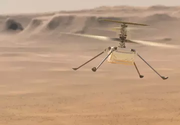 Ingenuitys letzter Flug über den Mars ...