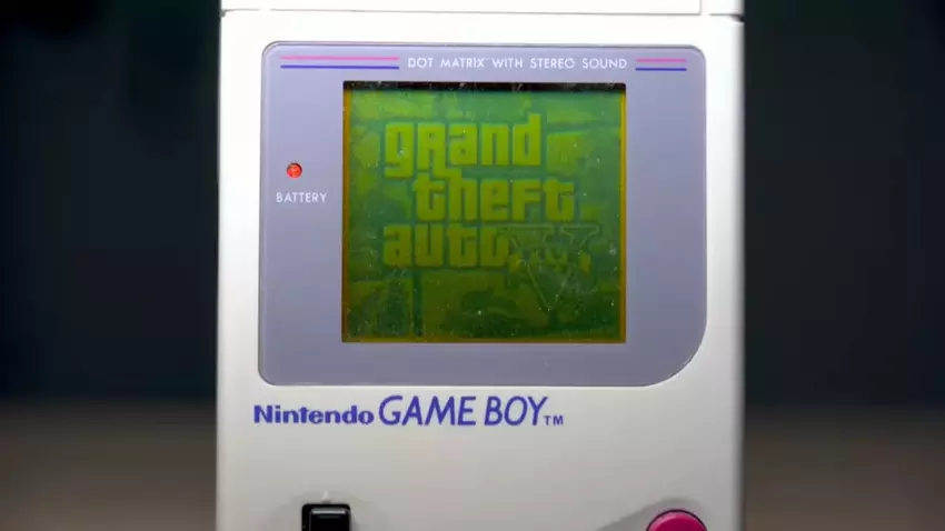 Grand Theft Auto 5 wird auf dem ursprünglichen Game Boy veröffentlicht